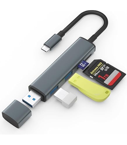 Amazon.com: TIANSONG USB 3.0 SD Card Reader with Dual USB Ports